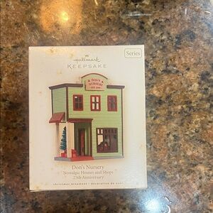 Hallmark Keepsake Green and Red Don's Nursery Ornament
